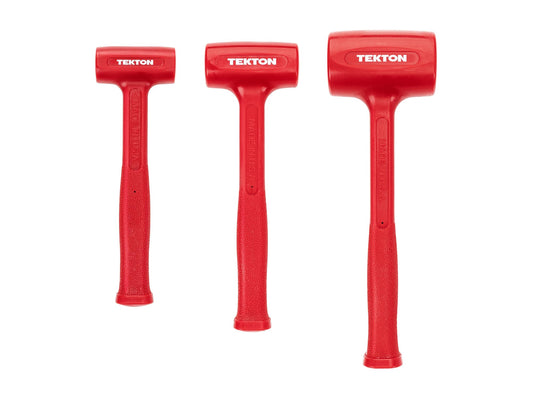 TEKTON Dead Blow Hammer Set, 3-Piece (13, 21, 39 oz.) | HDB93001 | Made in USA