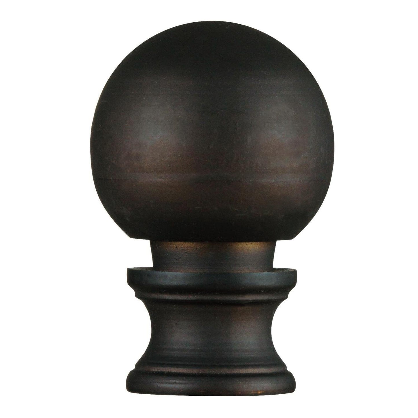Westinghouse 7000500 Oil Rubbed Bronze Finish Ball Lamp Finial, Black, 1-1/2 Inch