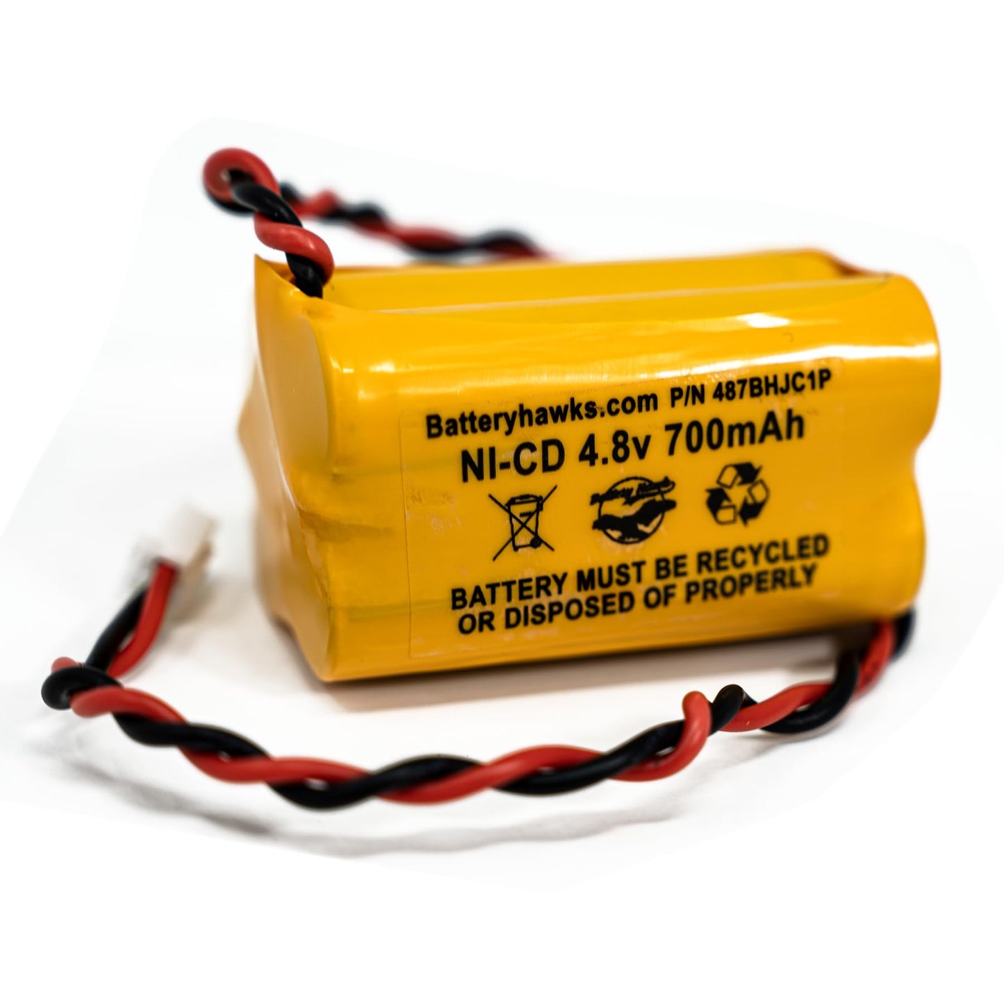 Emergi-Lite BL93NC484/485/487 4.8V NiCd Replacement Battery, 500-1100mAh, for Exit Sign & Emergency Lights