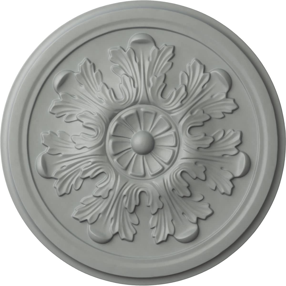 12 3/4"OD x 7/8"P Legacy Acanthus Ceiling Medallion (Fits Canopies up to 3 1/2") (color may vary)