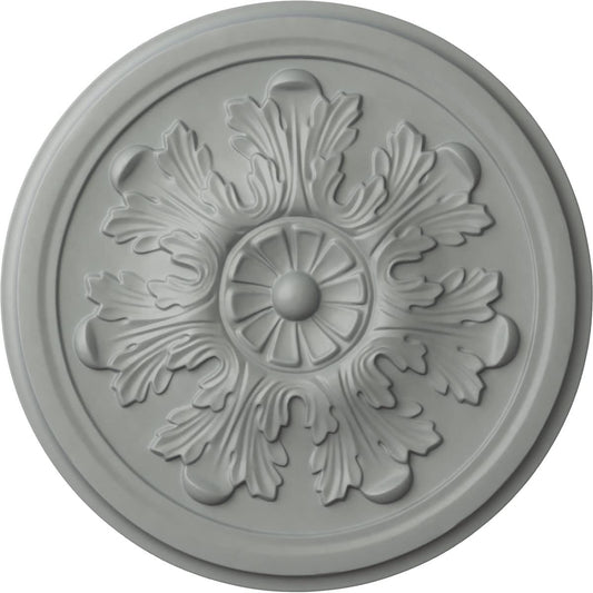 12 3/4"OD x 7/8"P Legacy Acanthus Ceiling Medallion (Fits Canopies up to 3 1/2") (color may vary)