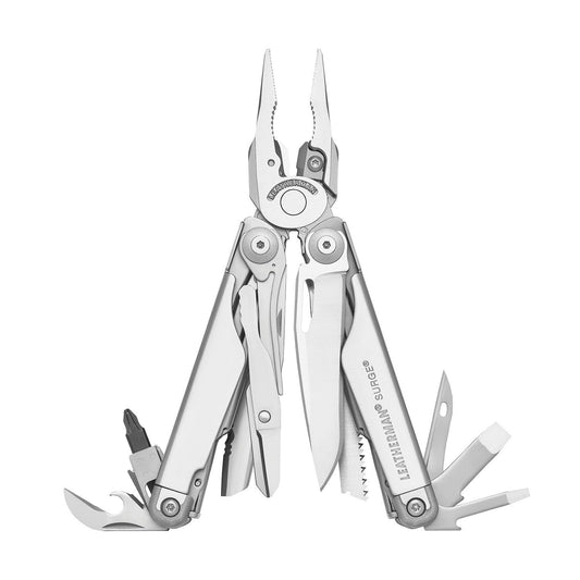 LEATHERMAN, Surge, 21-in-1 Heavy-Duty Multi-tool for Work, Home, Garden, DIY & Auto, Stainless Steel