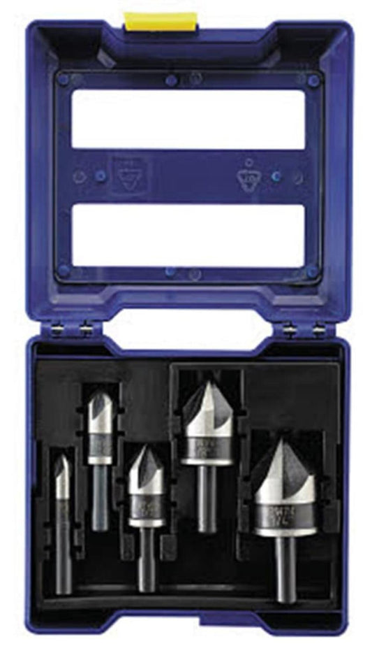 IRWIN Metal Countersink Drill Bit Set, 5 Piece, 1877793
