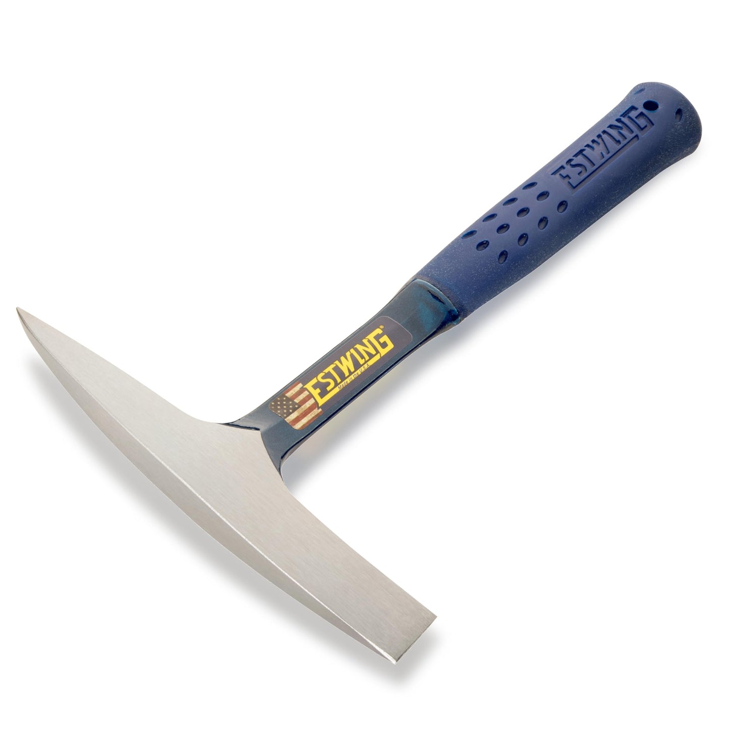 ESTWING Welding/Chipping Hammer - 14 oz Slag Removal Tool with Forged Steel Construction & Shock Reduction Grip - E3-WC