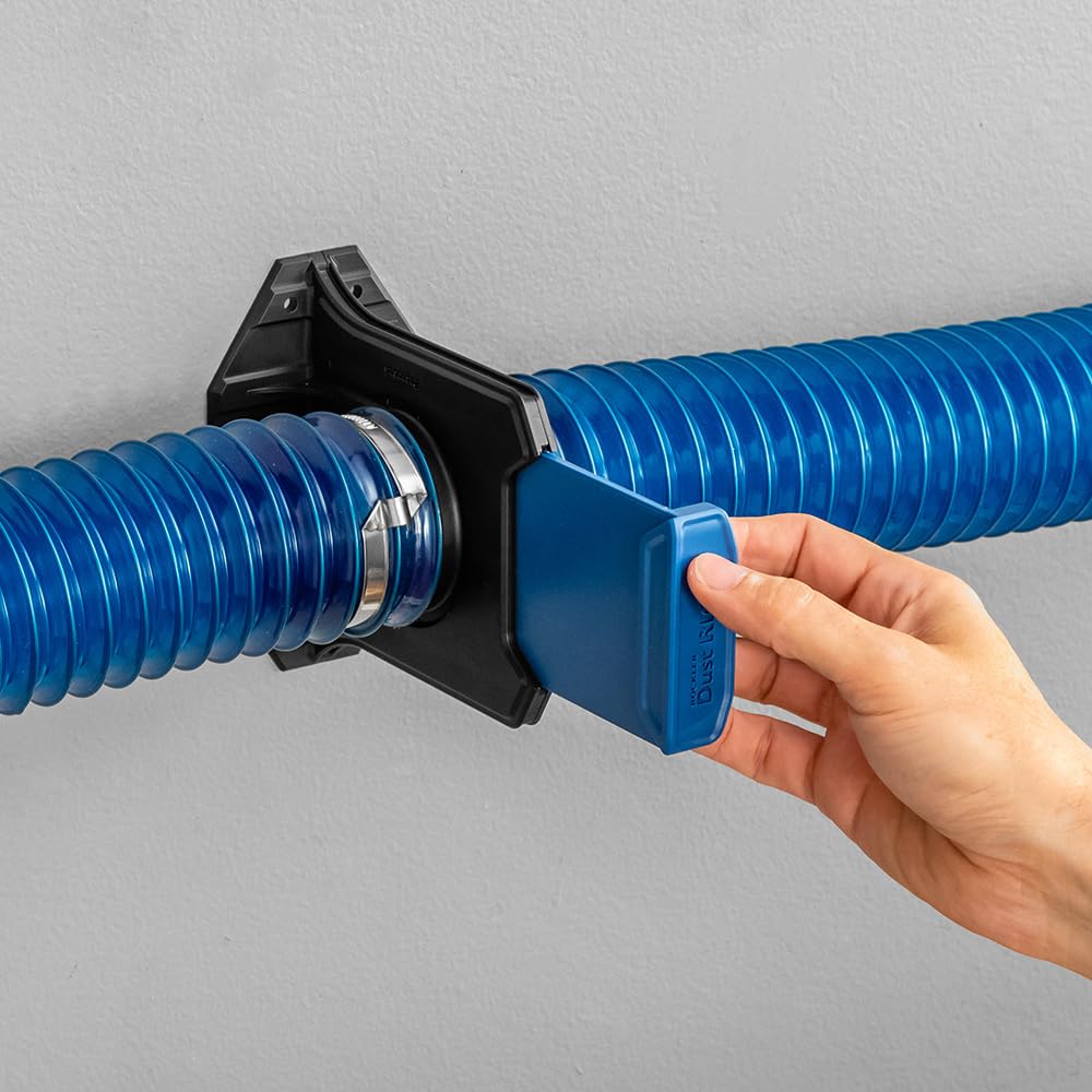 Dust Right 2.5" Ready-Mount Blast Gate – Durable Self-Cleaning Dust Collector Accessory for Woodworking & Clog-Prone Debris