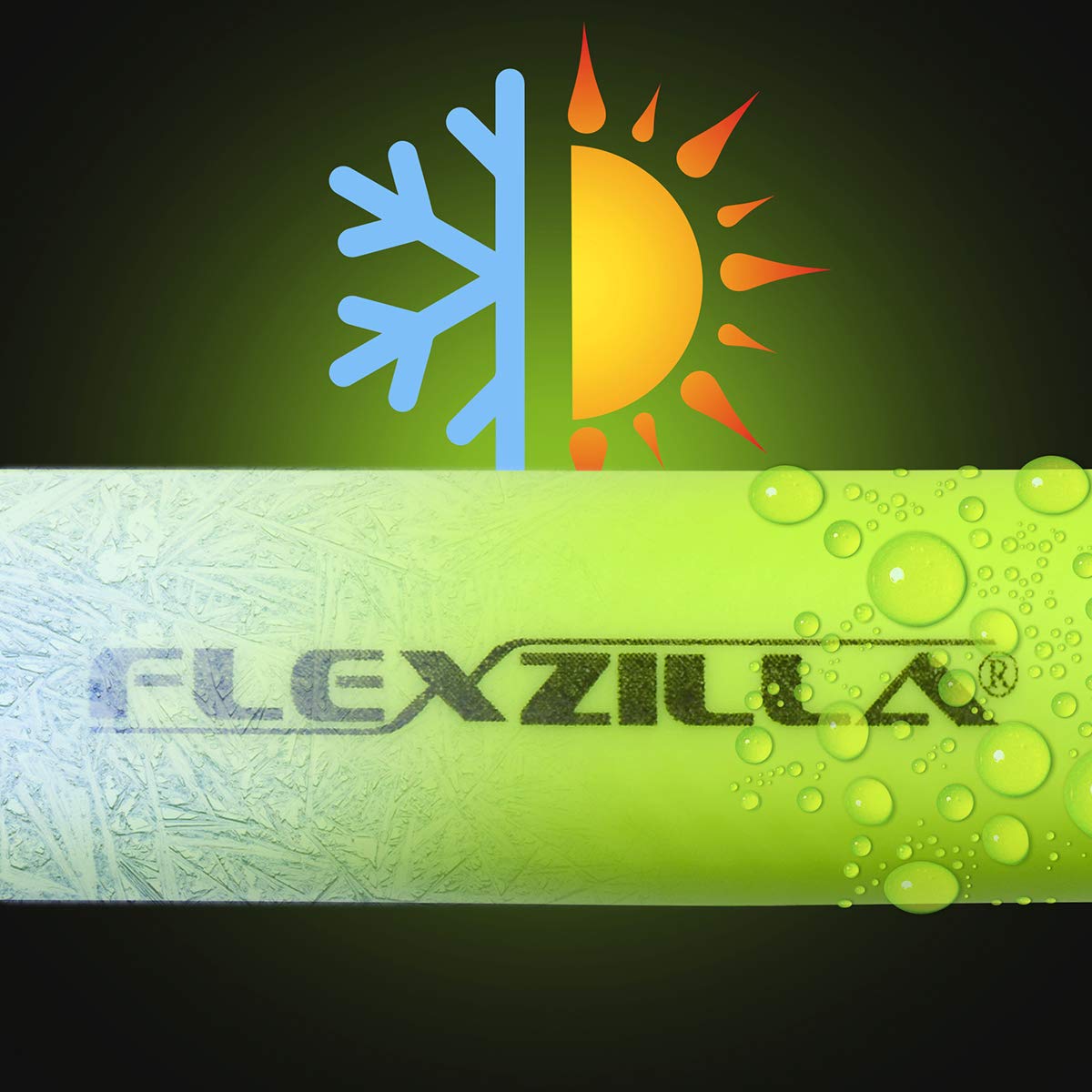 Flexzilla Pro Air Hose, 3/8 in. x 50 ft., Heavy Duty, Lightweight, Hybrid, ZillaGreen - HFZP3850YW2