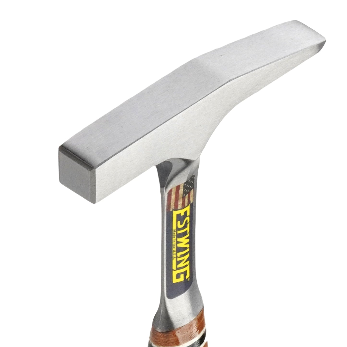 ESTWING Tinner's Hammer - 18 oz Sheet Metal Hammer with Forged Steel Construction & Leather Grip - T18