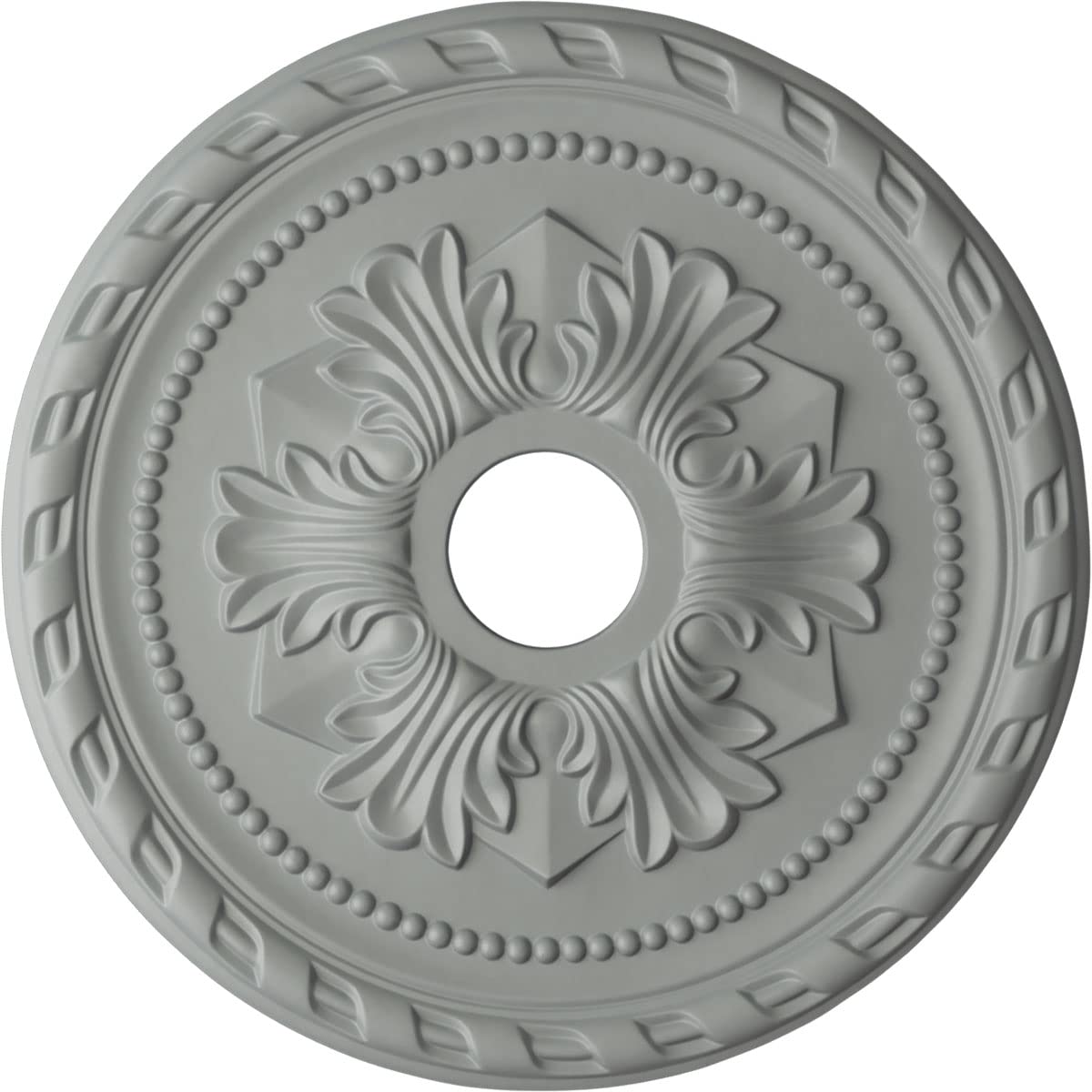 Ekena Millwork CM20PM 20 7/8-Inch OD x 3 5/8-Inch ID x 1 5/8-Inch P Palmetto Ceiling Medallion
