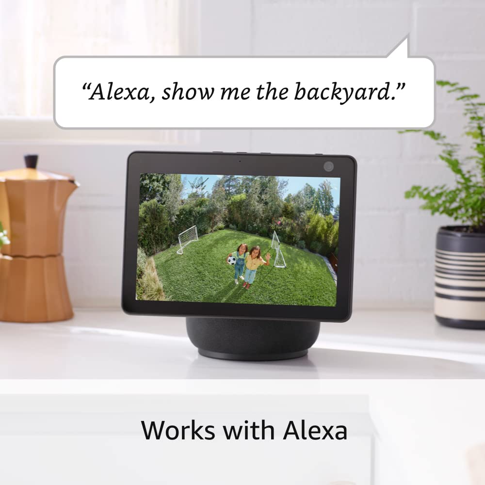 Like-New Ring Spotlight Cam Plus Battery 2022 | HD Security Camera, Two-Way Talk, Color Night Vision & Siren, White