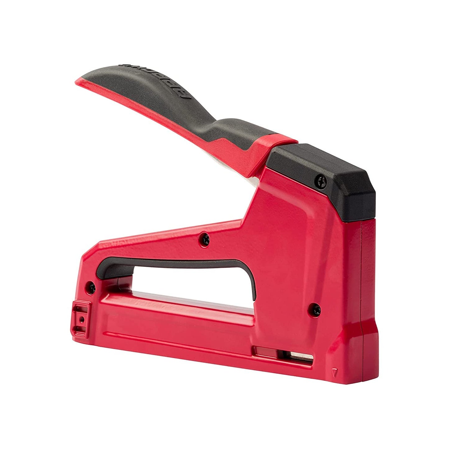 Arrow T50RED2 Heavy Duty Manual 2-in-1 Staple Gun and Brad Nailer for Upholstery, Framing, Insulation, Crafts, and Furniture, Red