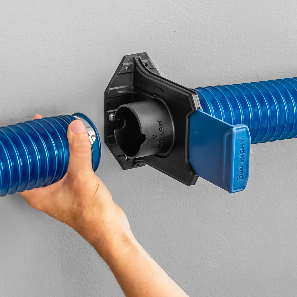 Dust Right 2.5" Ready-Mount Blast Gate – Durable Self-Cleaning Dust Collector Accessory for Woodworking & Clog-Prone Debris