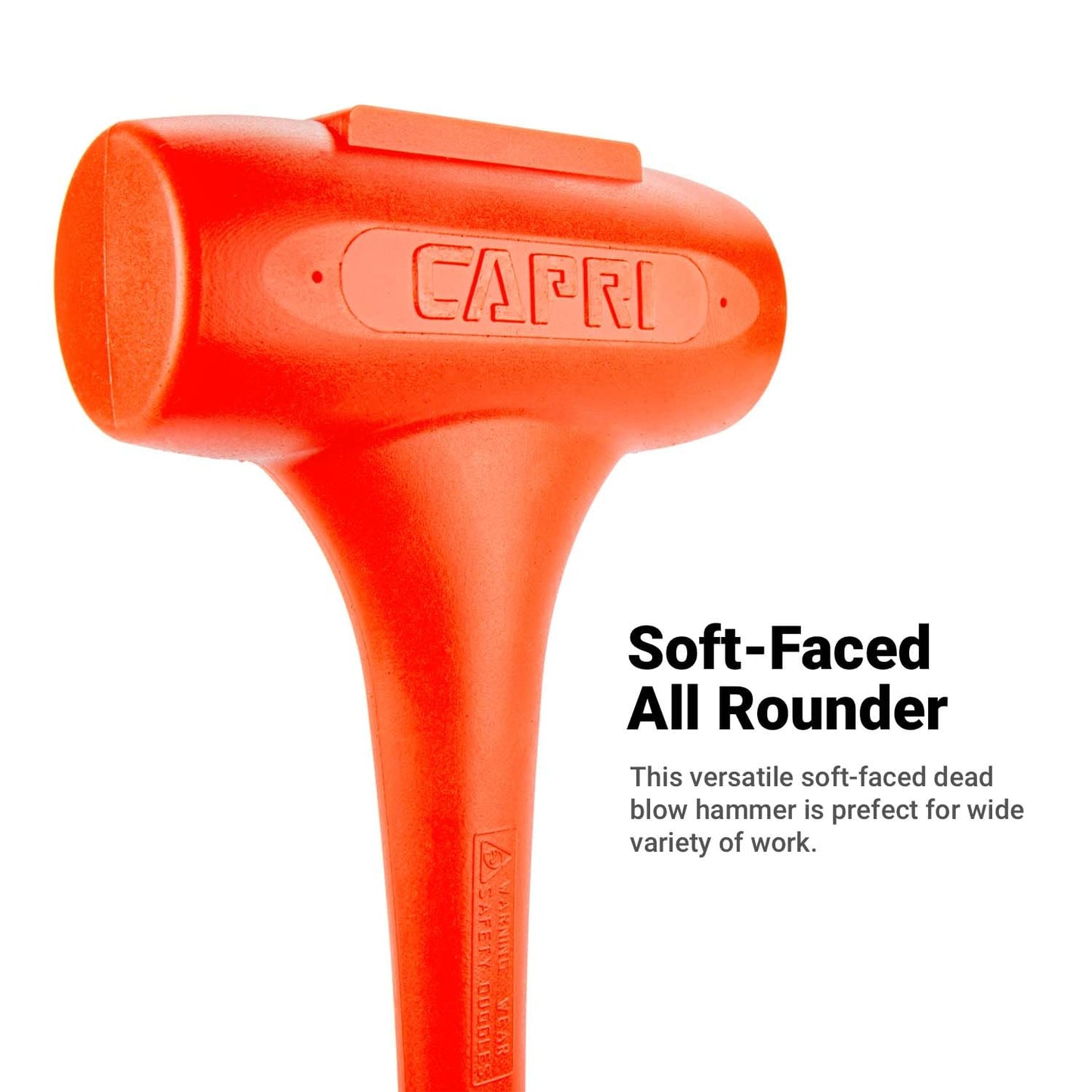 Capri Tools CP10102 C102 12 lb Dead Blow Hammer, 36-1/2", Orange