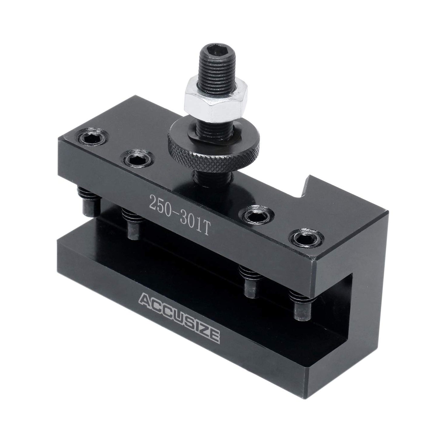 Accusize Industrial Tools CXA Turning and Facing Holder, for 1'' Turning Tools, Quick Change Tool Holder, Style 1, 0250-0301T