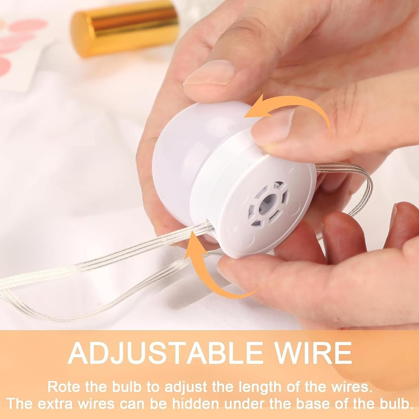 **Pretmess LED Vanity Mirror Lights – Hollywood Style with 14 Dimmable Bulbs, Adjustable Color & Brightness, USB Powered Stick-On Makeup Lights**