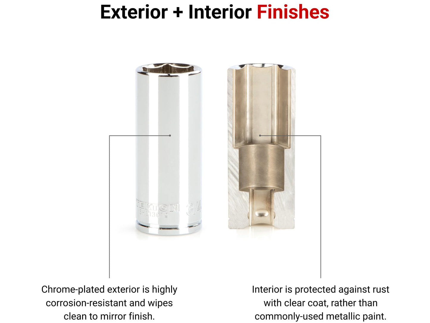 TEKTON 3/8 Inch Drive x 15/16 Inch Deep 6-Point Socket | SHD13024