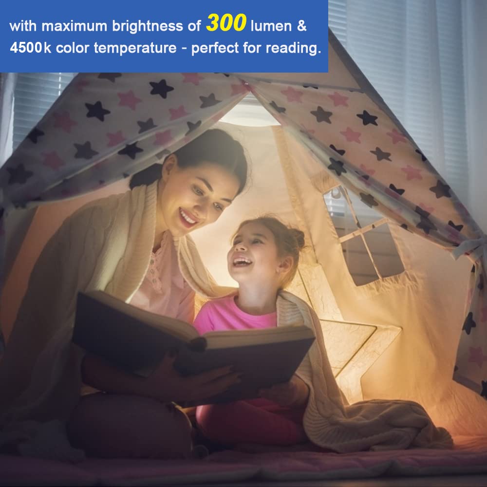 Happetite Rechargeable Umbrella Lights for Patio | Warm White, 3 Brightness Modes, Remote Controlled, Battery Operated for Outdoor & Garden