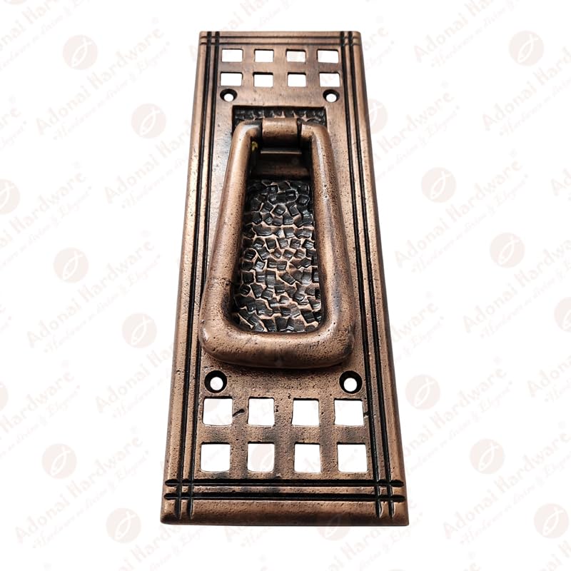 Adonai Hardware "Joppa" Antique Cast Iron Door Knocker (Antique Copper)