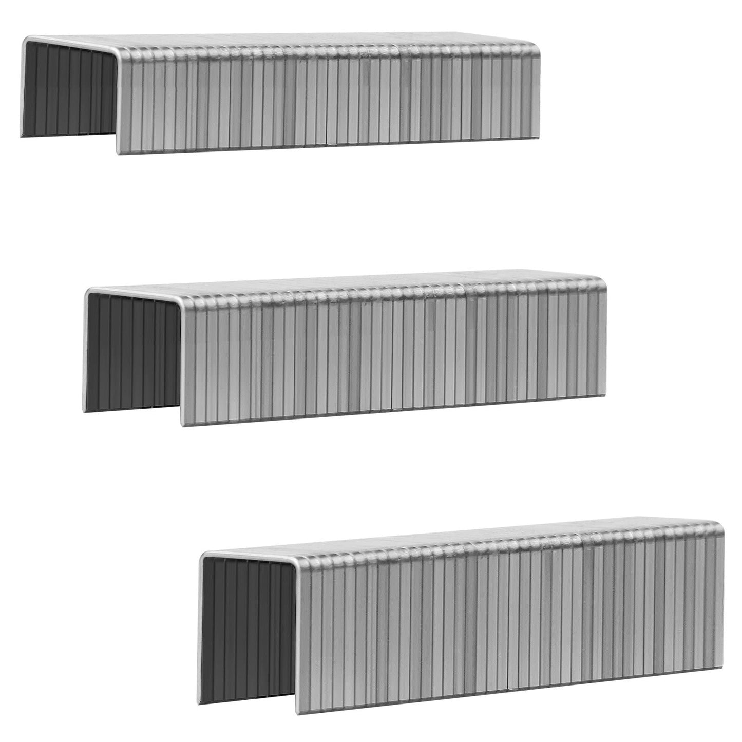 SITLDY Heavy Duty T50 Stainless Steel Staples 1000-Count 3 Sizes for Staple Gun, Includes: 5/16", 3/8", 1/2" Assortment, Combo kit