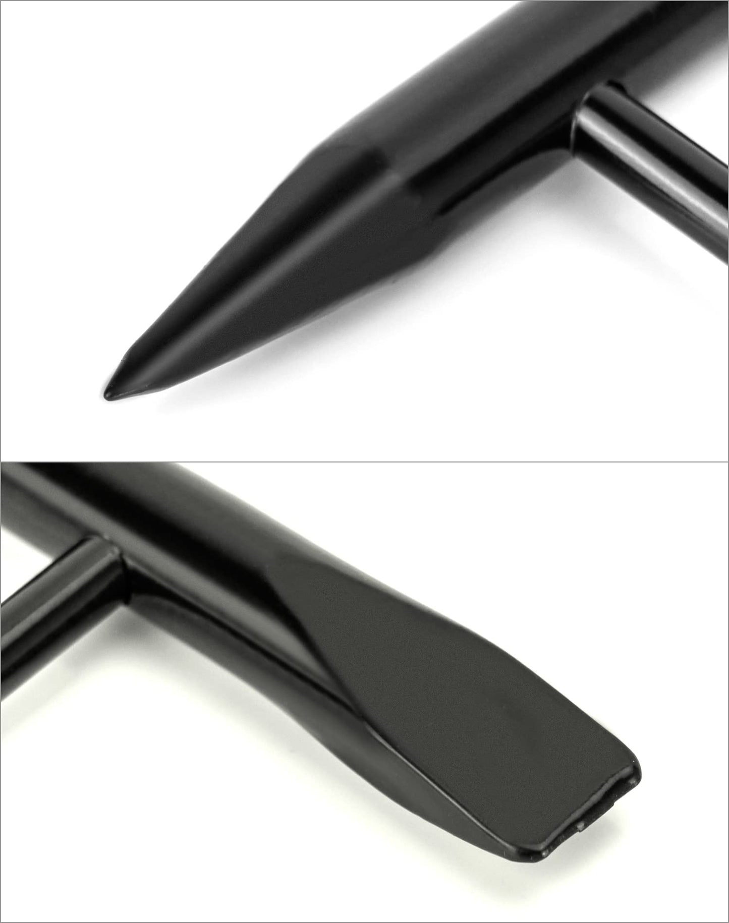 QWORK Welding Chipping Hammer, 2 Packs 10.5" Two-head Hammer with Coil Spring Handle Welding Cleansing and Crushed Ice