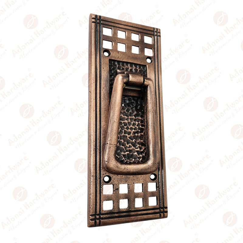 Adonai Hardware "Joppa" Antique Cast Iron Door Knocker (Antique Copper)