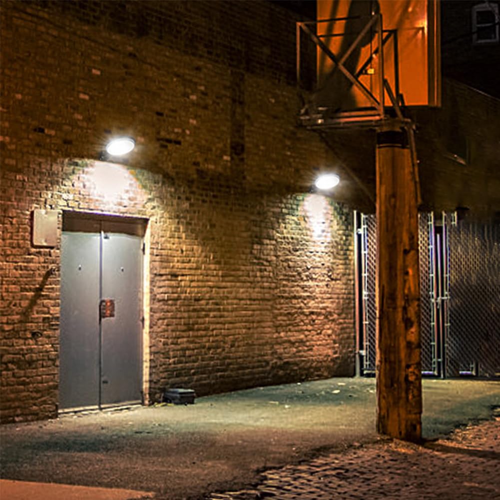 Karjoefar 100W LED Barn Light, 10000LM Daylight 5000K, Dusk-to-Dawn Outdoor Flood Light, IP65 Waterproof for Garage Yard Street