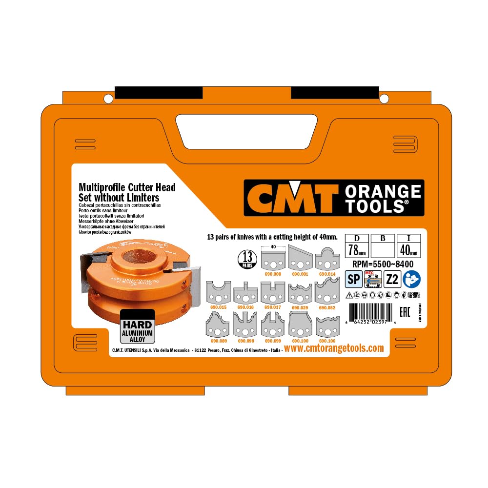 CMT 692.013.11 Cabinet & Joinery Set, 4-Inch Diameter, 1-1/4-Inch Bore