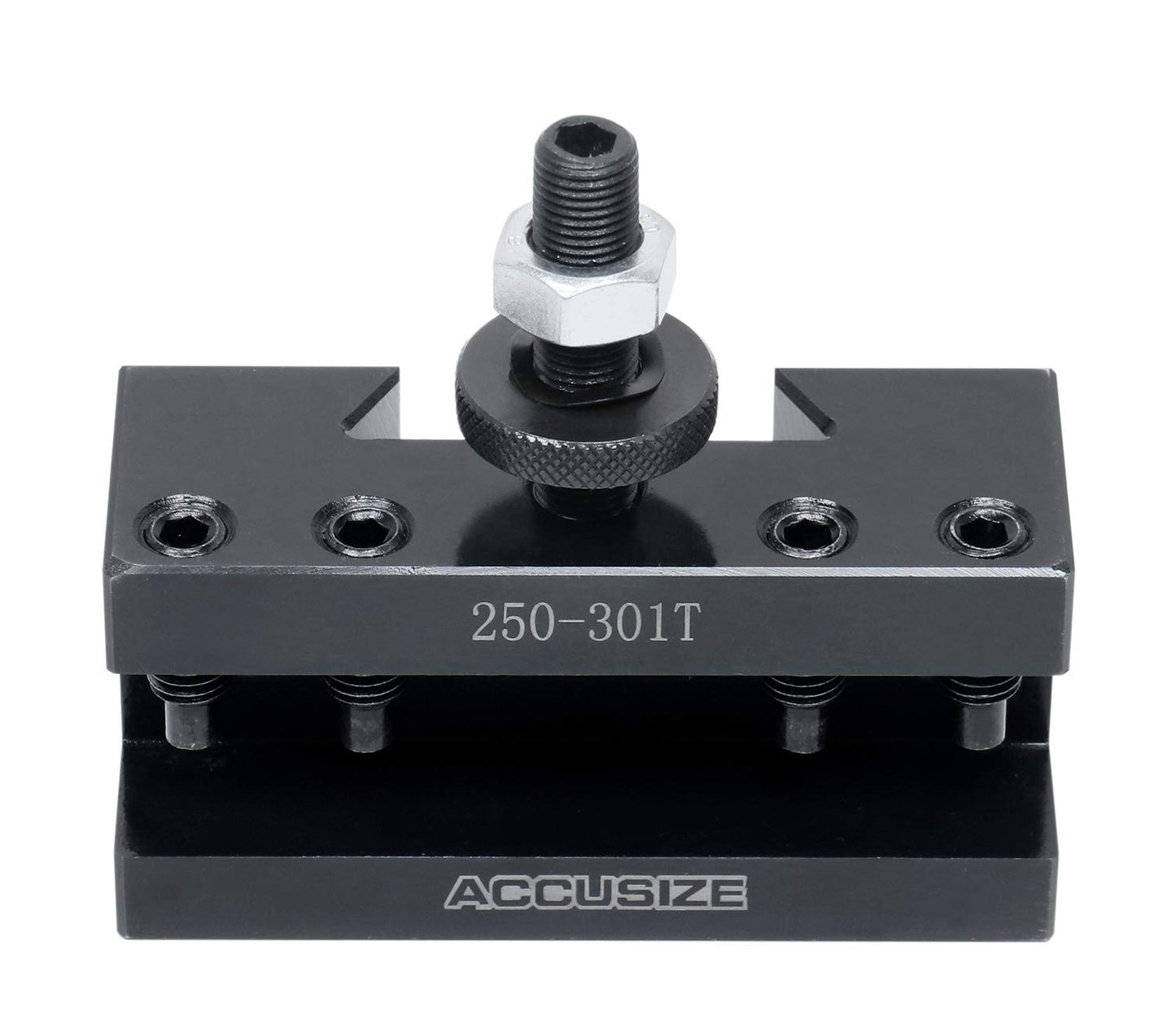 Accusize Industrial Tools CXA Turning and Facing Holder, for 1'' Turning Tools, Quick Change Tool Holder, Style 1, 0250-0301T