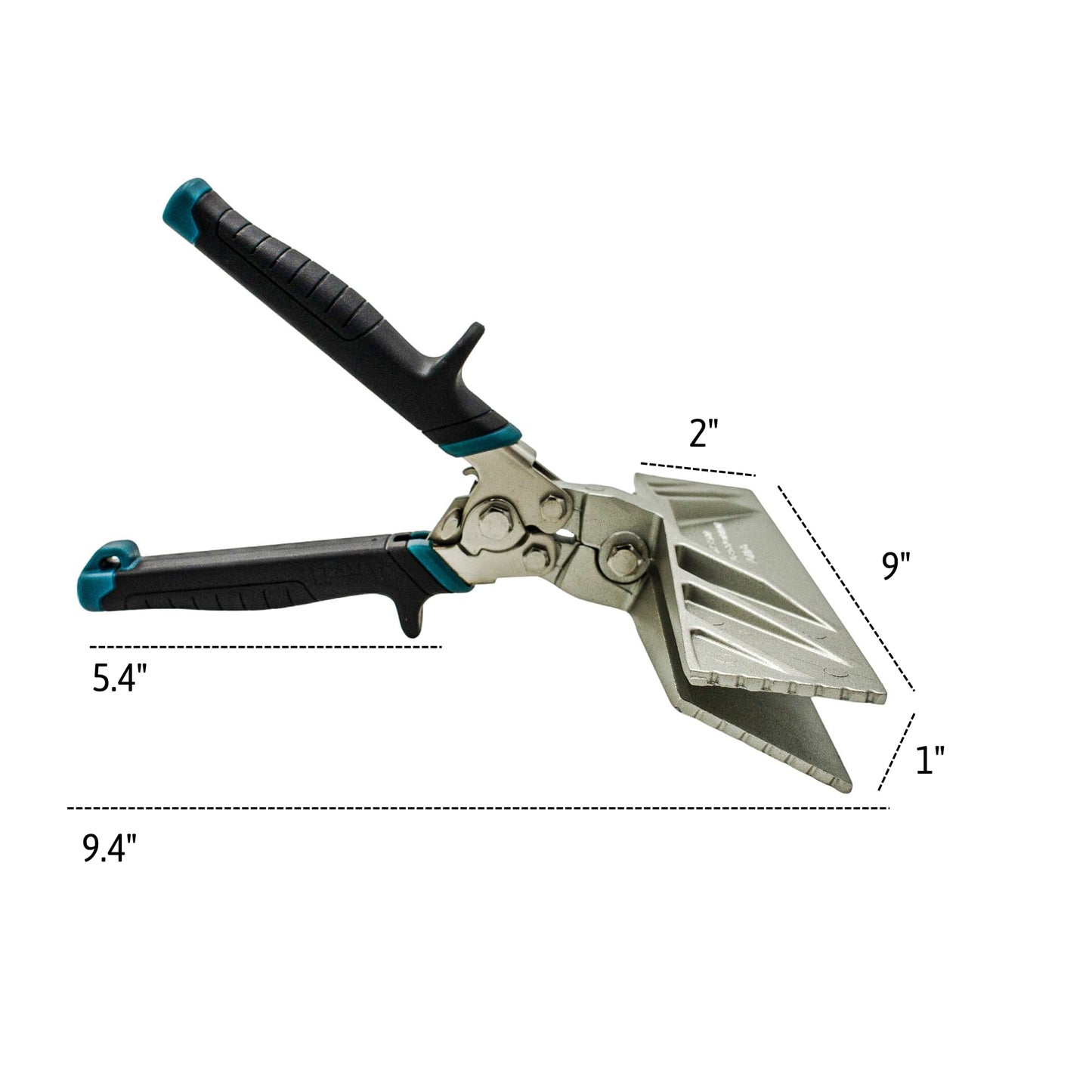 9-Inch Zinc Alloy Hand Seamer Tool for Bending, Folding Aluminum, Vinyl Roof Flashing, Coil and Fascia, Heavy-Duty Construction