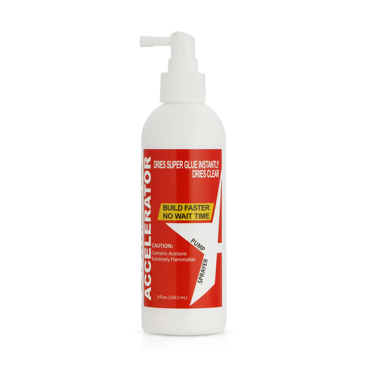 Starbond Pinocchio Pump CA Glue Accelerator, Instantly Dries Super Glue, 8 oz