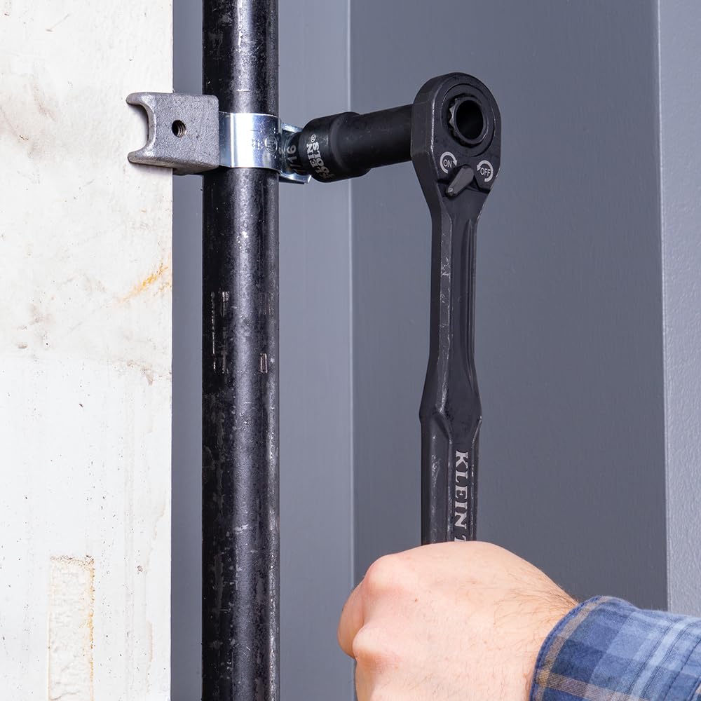 Klein Tools KNECT 15-Piece Pass-Through Socket Set, SAE Impact Sockets with MODbox Case, Bits & 3/8-In Drive Adapter