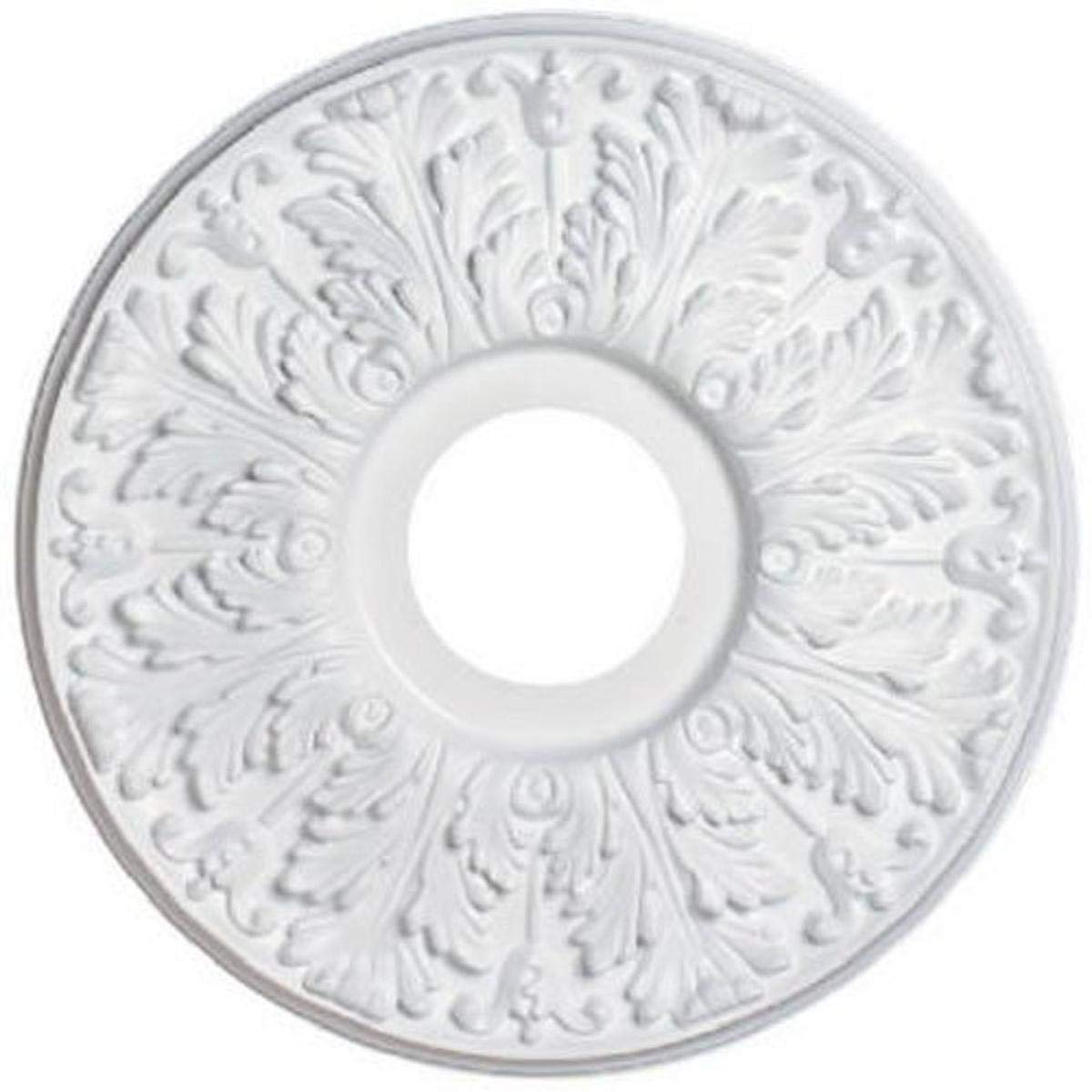 Westinghouse 7702800 15-1/2-Inch Victorian White Finish Ceiling Medallion