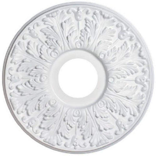 Westinghouse 7702800 15-1/2-Inch Victorian White Finish Ceiling Medallion