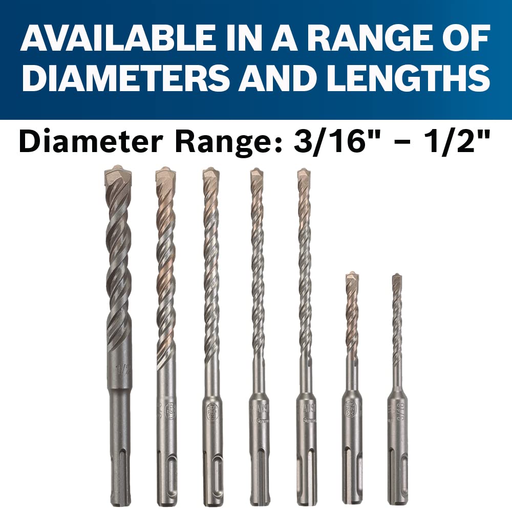 Bosch HCK001 7 pc. SDS-Plus® Bulldog™ Rotary Hammer Bit Set