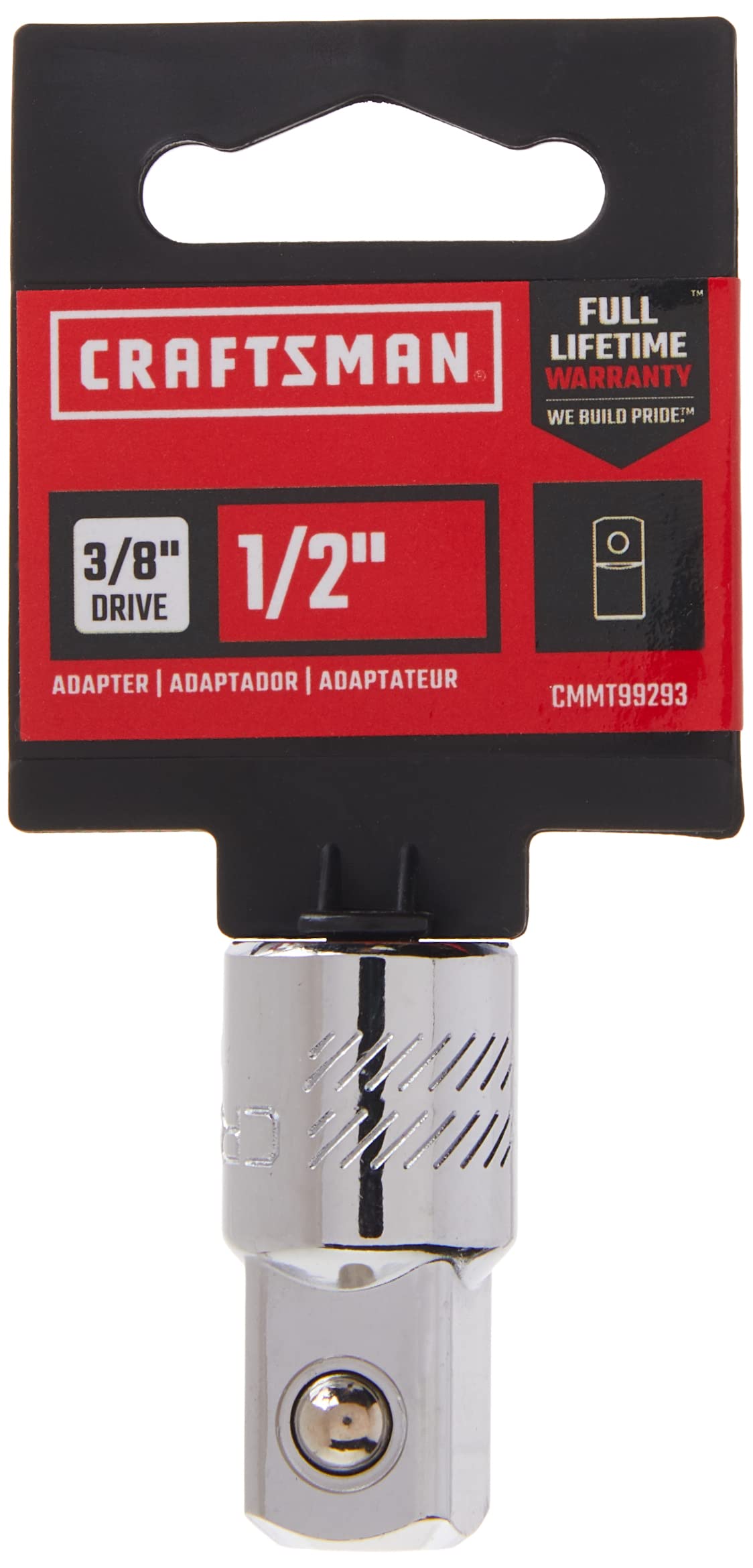CRAFTSMAN 3/8" To 1/2" Socket Adapter, 3/8-Inch Drive, Female to Male (CMMT99293)
