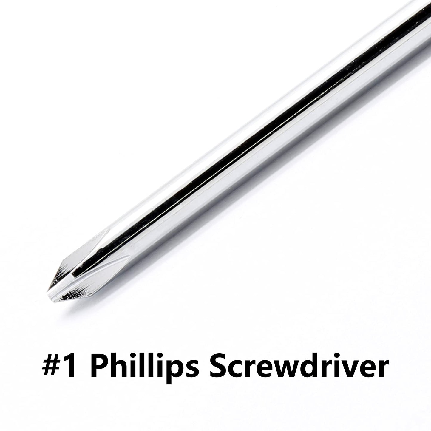 Kyuionty Phillips Screwdriver 10 Inch, Long Screwdriver #1 Extra Long Shaft Cross Head Screwdriver
