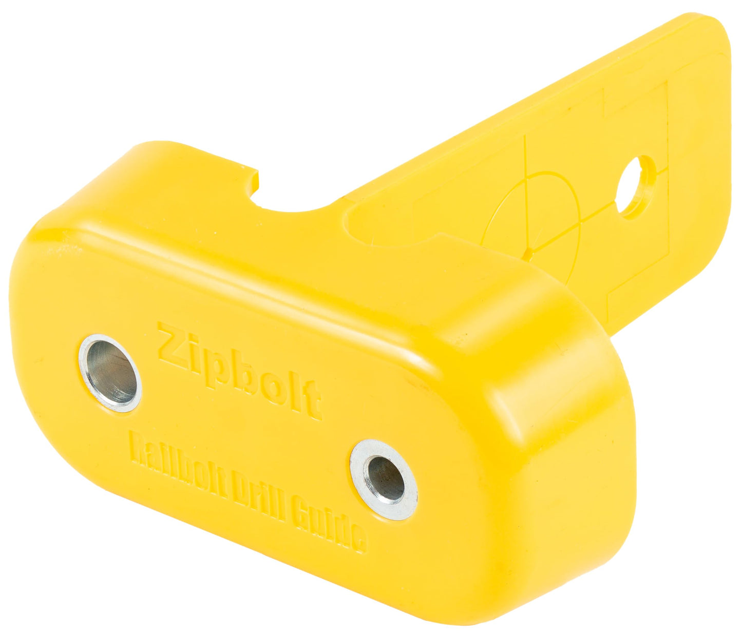 Zipbolt 40.260 Railbolt Drill Guide — Railbolt Installation Jig for Staircase Handrails with 1/4", 3/8" Drill Bits & 1” Spade Bit