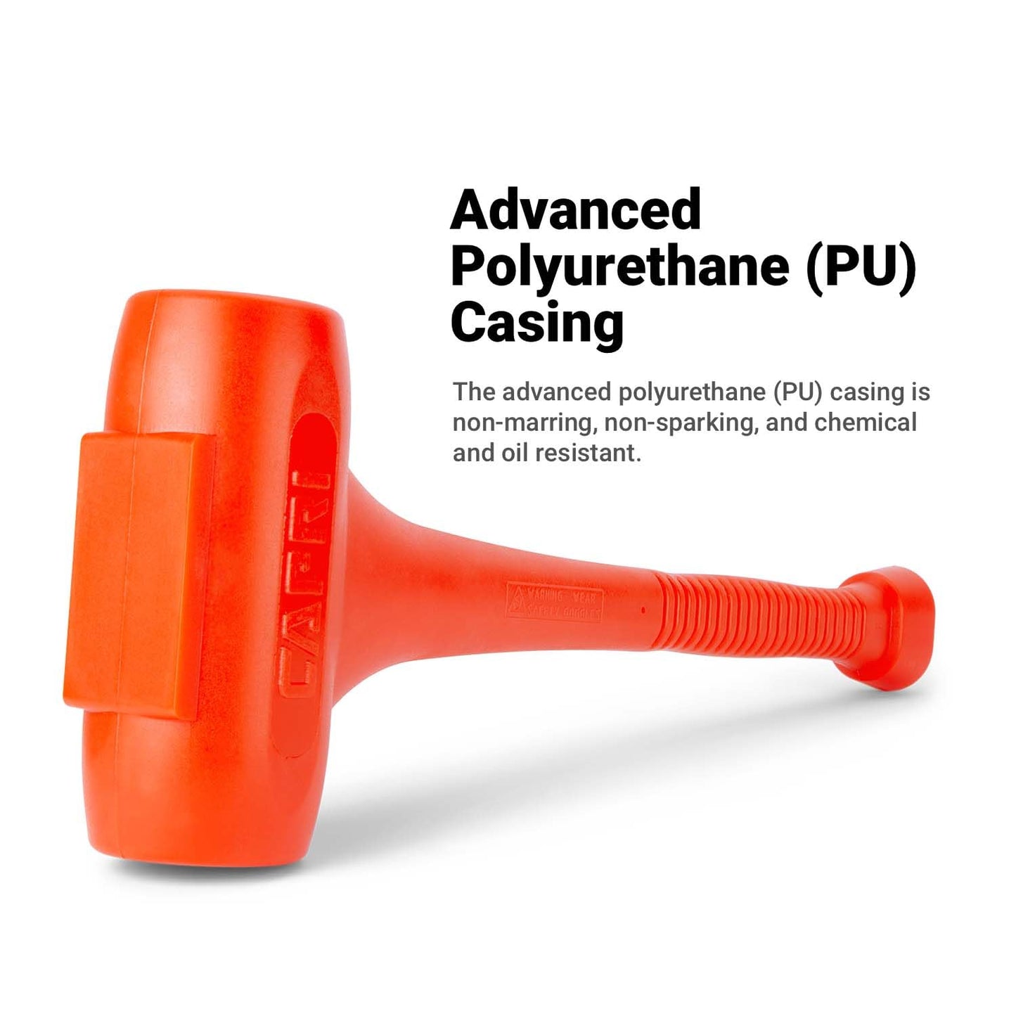 Capri Tools CP10102 C102 12 lb Dead Blow Hammer, 36-1/2", Orange