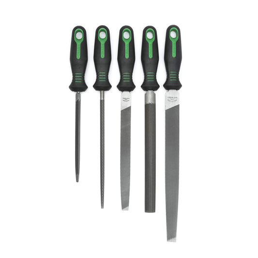 Nicholson 5 Pc. 6, 8" & 10" Anniversary File Set with Ergonomic Handles - 22150HIN, Multicolor, One Size