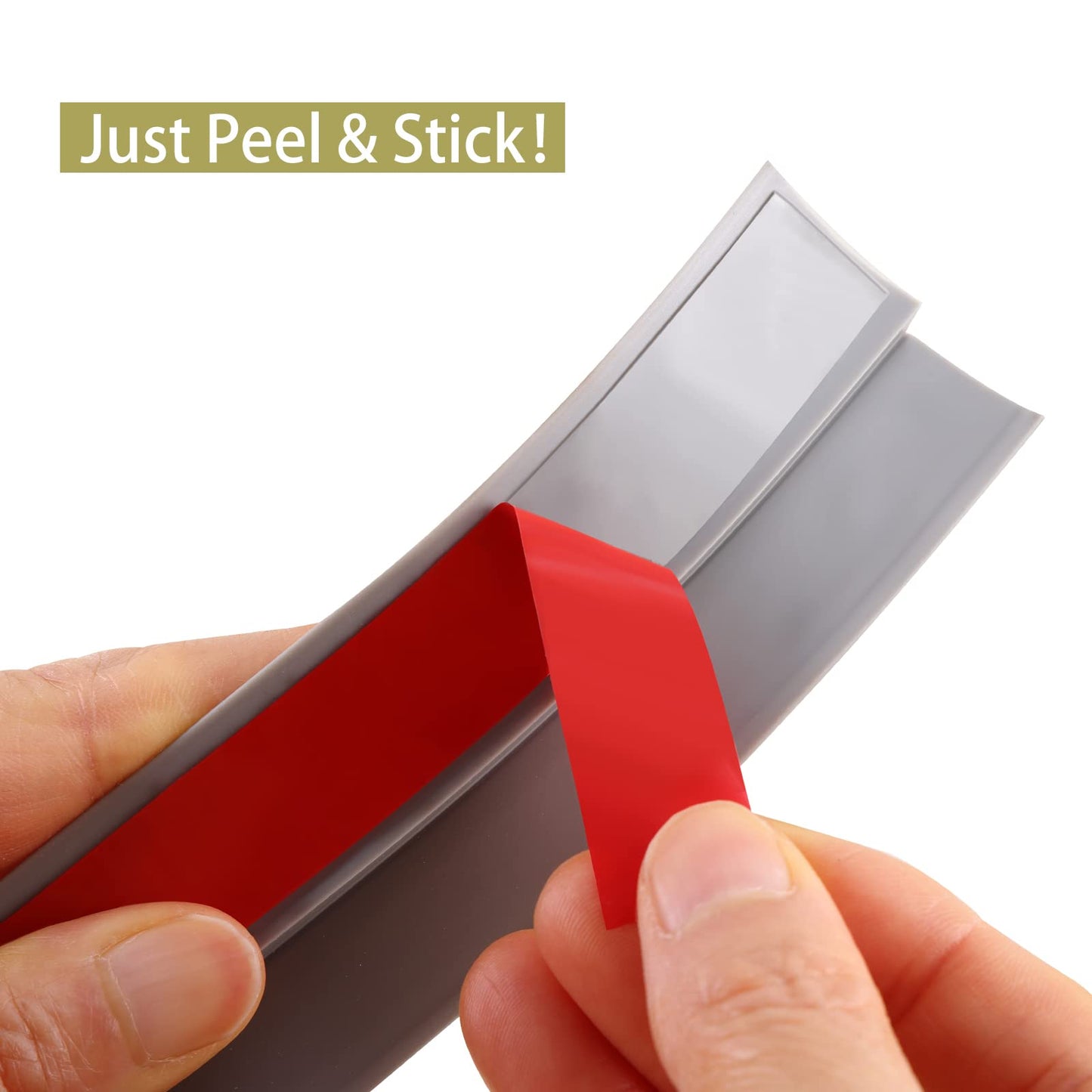 9.8ft Peel and Stick Floor Transition Strip, Carpet to Tile Transition Edging Trim Suitable for Doorways Threshold (Cover Height Within 5mm)