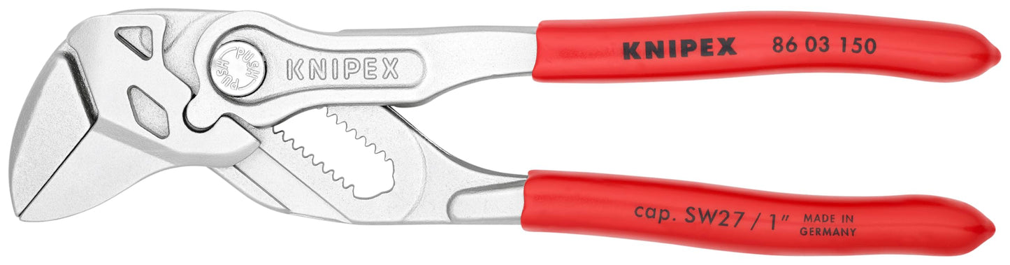 KNIPEX Tools - 3 Piece Pliers Wrench Set (6, 7, 10) (9K008045US), Red