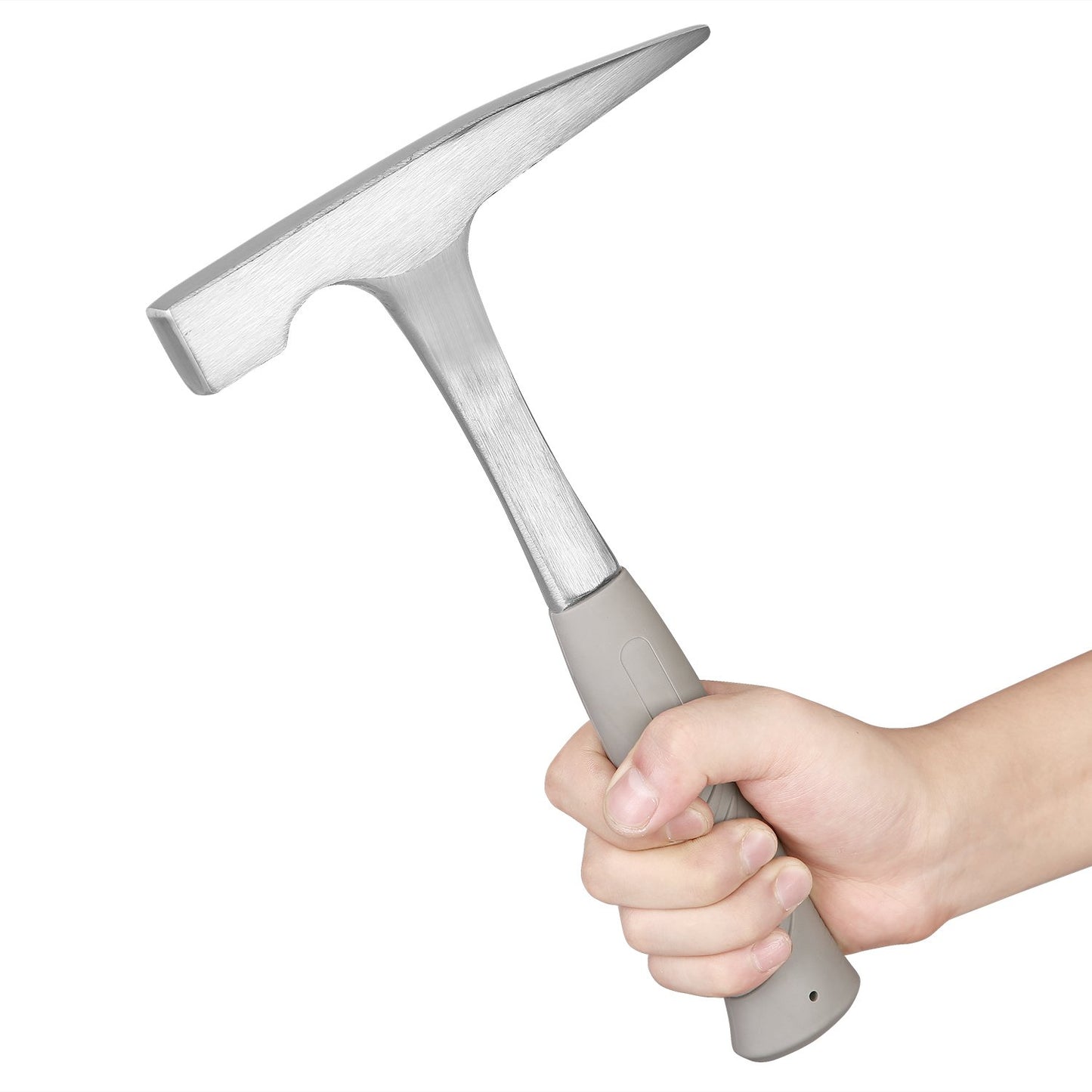 EFFICERE 22oz All-Steel Rock Pick Hammer, 11" | Ideal for Geology, Rock Hounding, Mining, Fossil Dig, Masonry & Prospecting