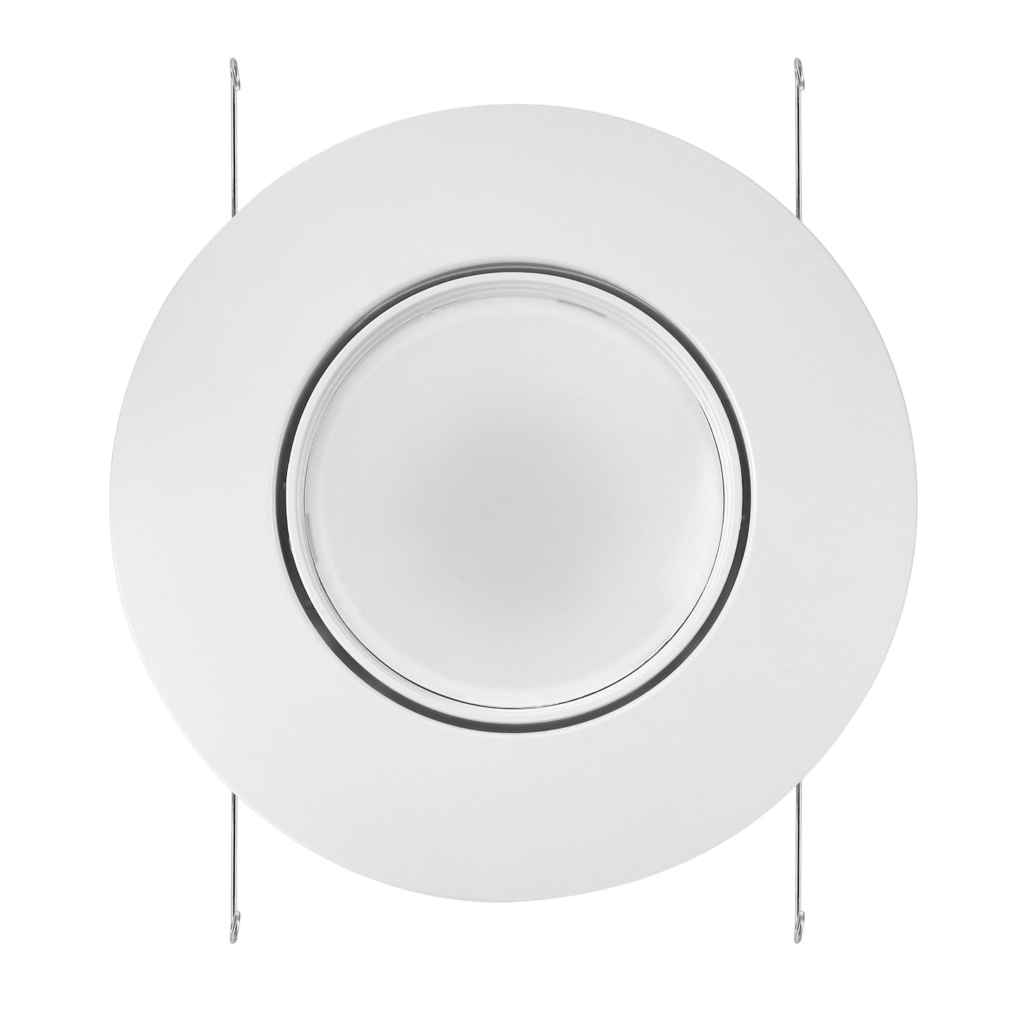 **Maxxima 5” & 6” Rotatable LED Gimbal Retrofit Downlight, 1100 Lumens, 11W, 5 CCT Selectable, Dimmable, White Trim**