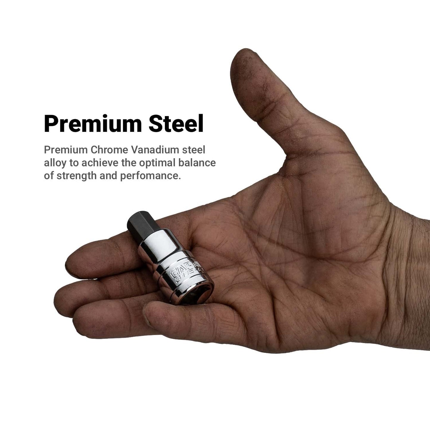 Capri Tools 3-0558 1/2-Inch Hex Bit Socket, 1/2-Inch Drive, SAE