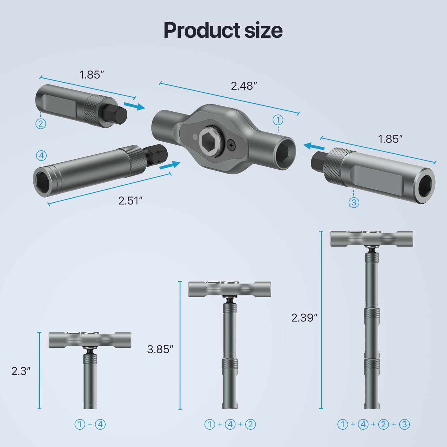 DYLIFE 24-in-1 Magnetic Precision Screwdriver Set, DIY Ratchet Mini Removable Tool Kit for PC, Mobile, Watch, Bicycle