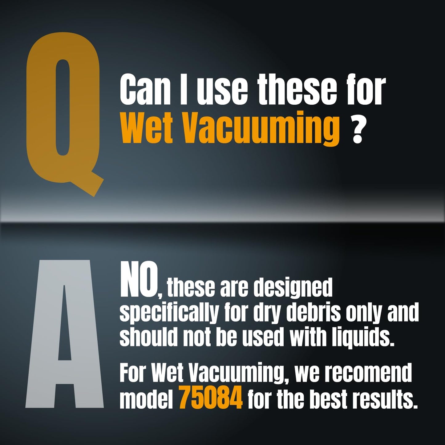 POWERTEC 23743 VF3502 Size A Shop Vacuum Bags for Ridgid 6 Pack, 12-16 Gal. Vacuum Bags for Ridgid HD1200, HD1400 Wet Dry Vac (75002P3)