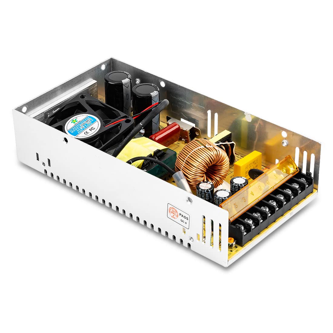 BTF-LIGHTING AC100-240V to DC5V 60A 300W Switching Power Supply Adapter for LED Strips, CCTV, Security Systems, Radios