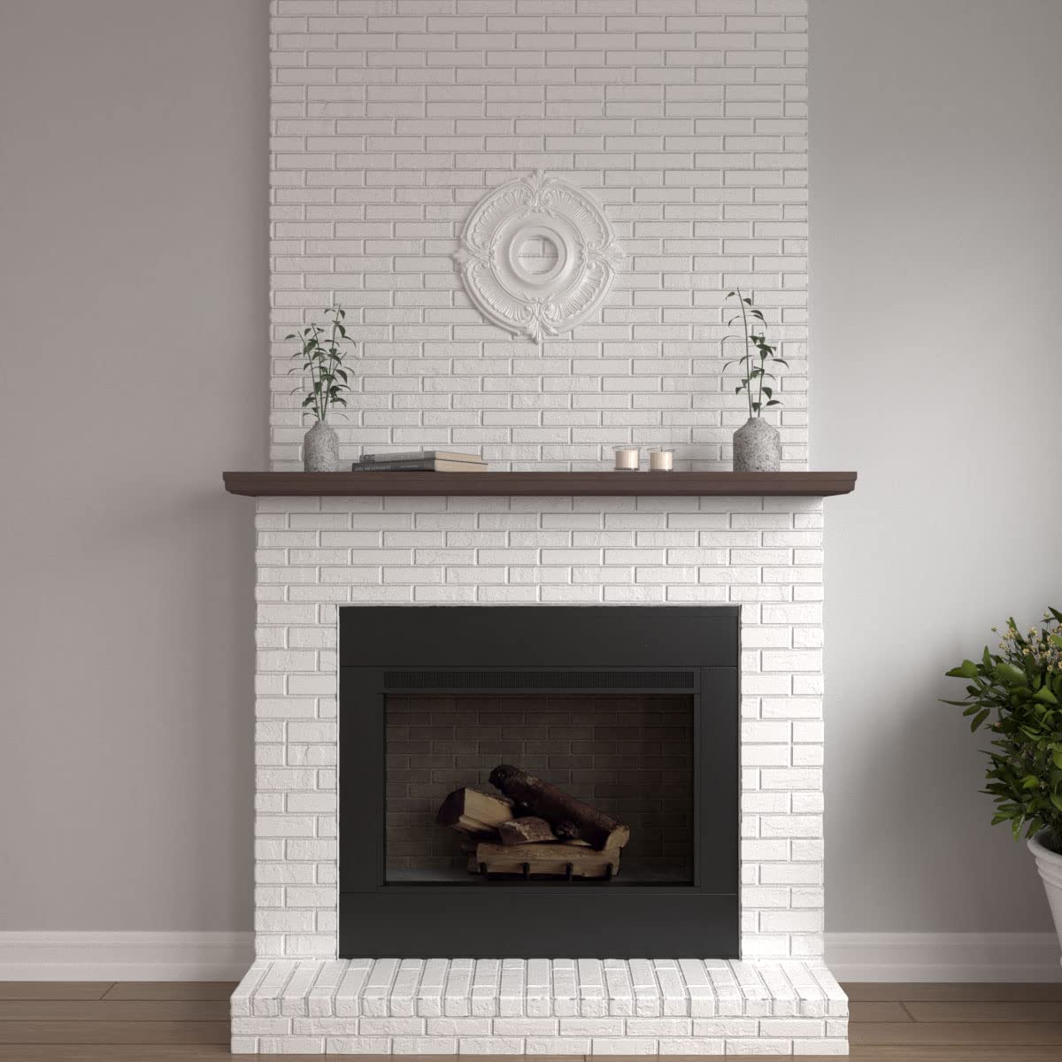 18"OD x 4"ID x 5/8"P Attica Ceiling Medallion (Fits Canopies up to 5")