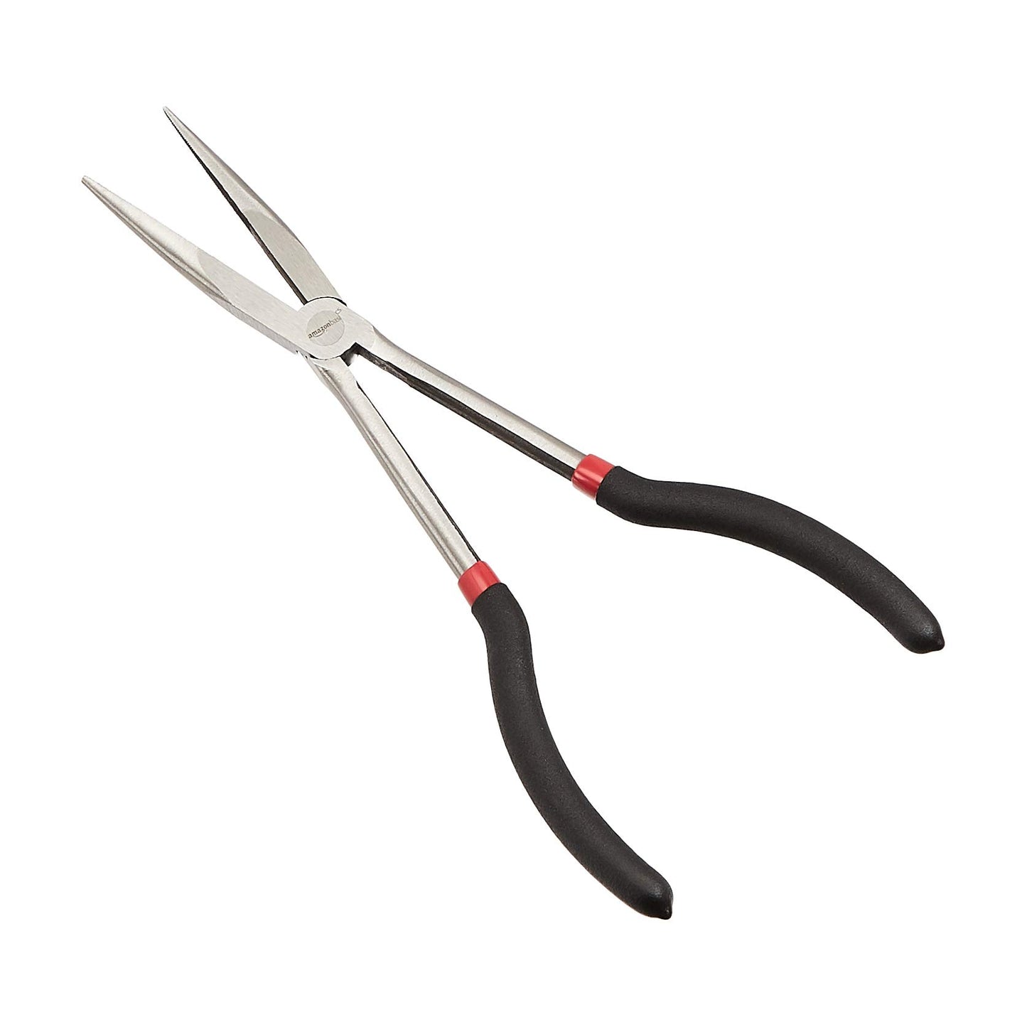 Amazon Basics Long Reach Needle Nose Pliers Tool Set, 3-Piece, Black