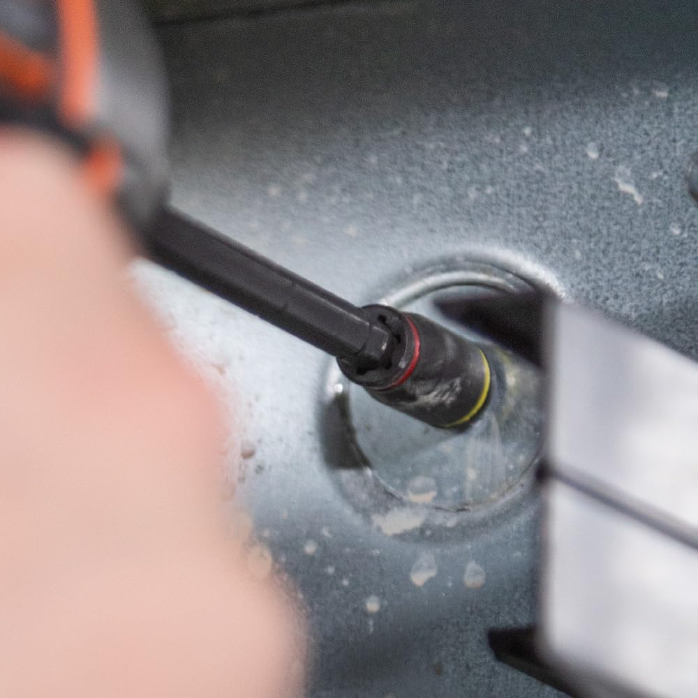 Klein Tools 32768 Impact Driver Set, 3-in-1 Socket & Bit Holder, Flip Socket with Nut Drivers, 1/4 & 5/16 Hex, 3- & 5-Inch, 2-Pc