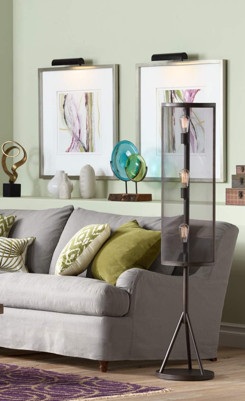 Concepdesigns 7.75" Battery-Operated Dimmable Picture Light, Wireless Wall Art & Library Light, Antique Brushed Bronze